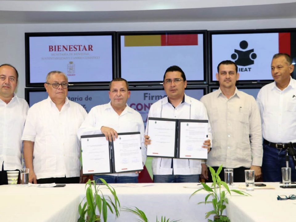 Firman convenio de colaboración para el rescate y cuidado del medio ambiente en Tabasco