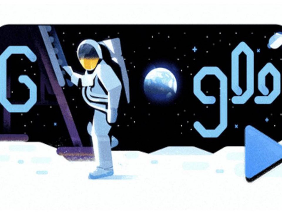 Celebra Google la llegada del primer hombre a la Luna