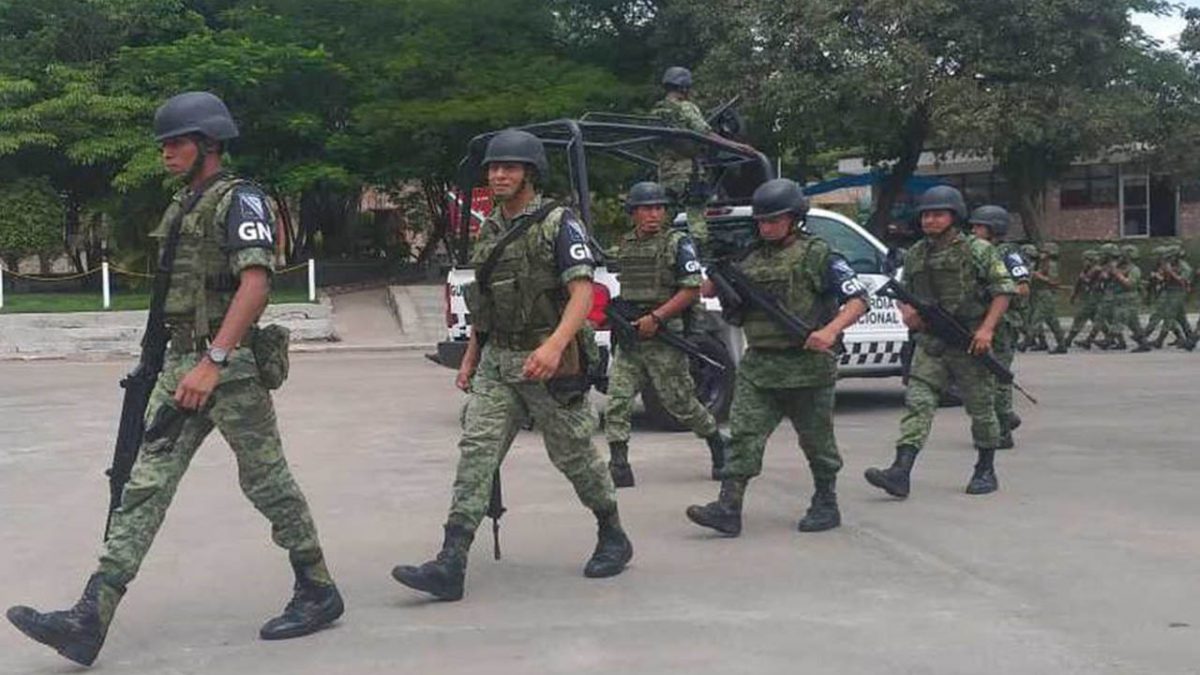 Llegan 3 mil 400 efectivos de la Guardia Nacional a Guerrero