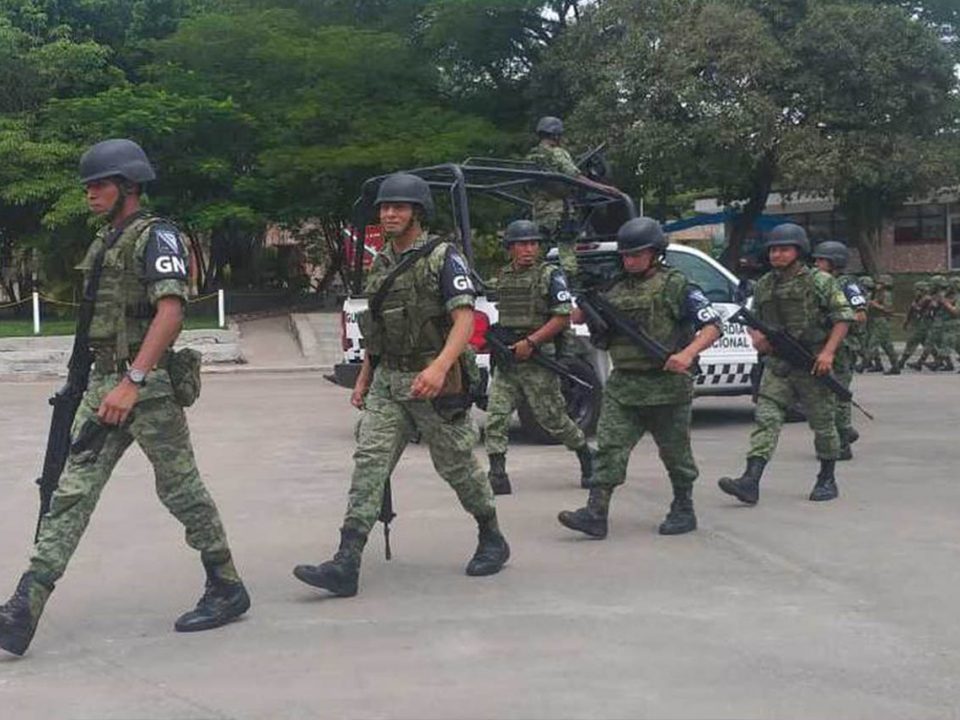 Llegan 3 mil 400 efectivos de la Guardia Nacional a Guerrero