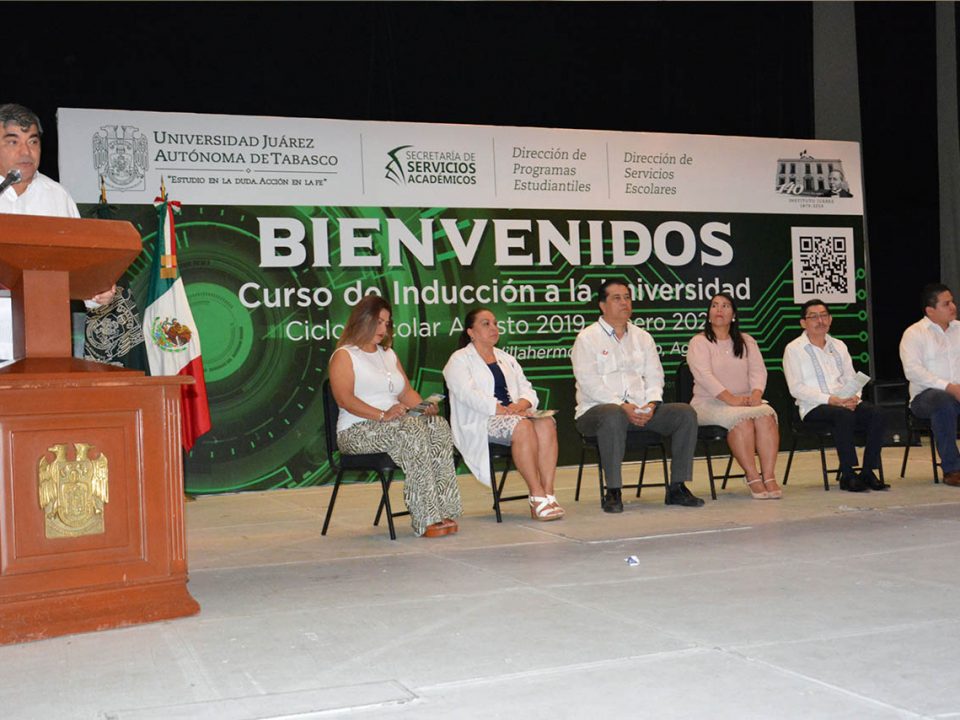 Inauguran en la UJAT curso de inducción y ciclo escolar 2019-2020