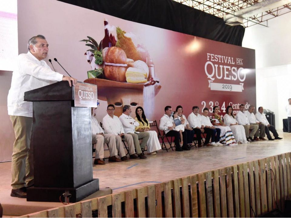 Inaugura Adán Augusto el Festival del Queso 2019 en Tenosique