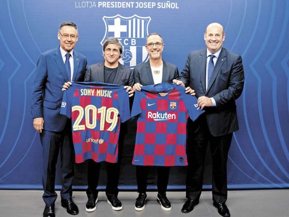 Firman alianza Sony Music y el Barcelona